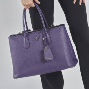 Borsa Prada Saffiano Cuir Turnlock Satchel